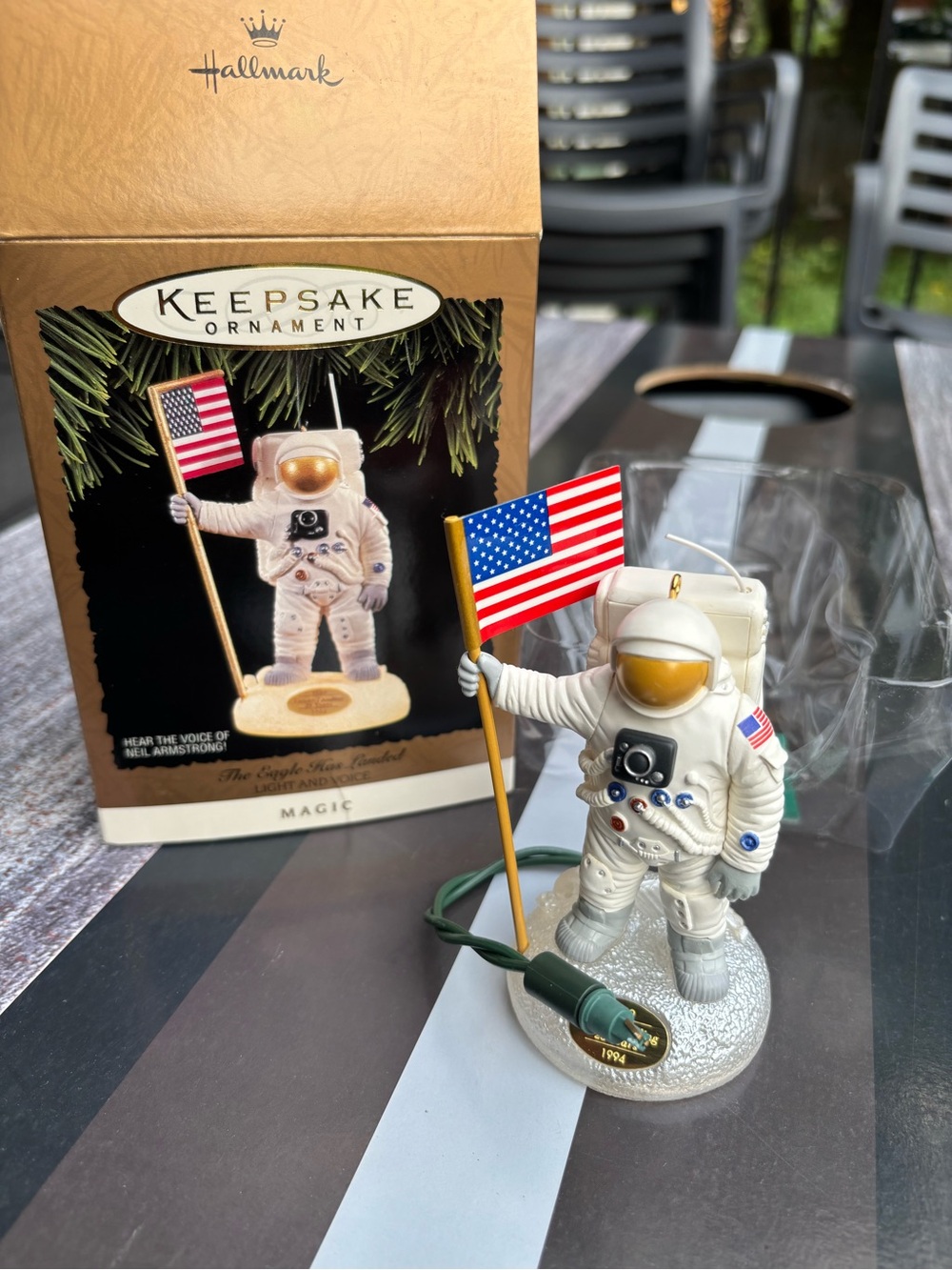 Vtg 1994 Hallmark Keepsake Ornament The Eagle Has Landed Apollo 11